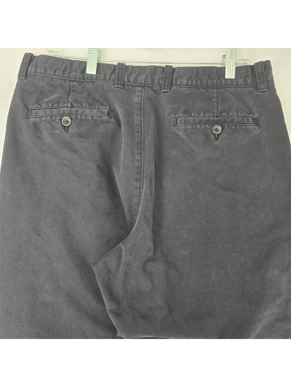 J.Crew Essential Chino Pants Men's 34x33 Navy Blue Straight Leg Cotton Casual